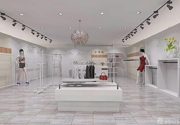 70平米女装服装店商铺装修设计图